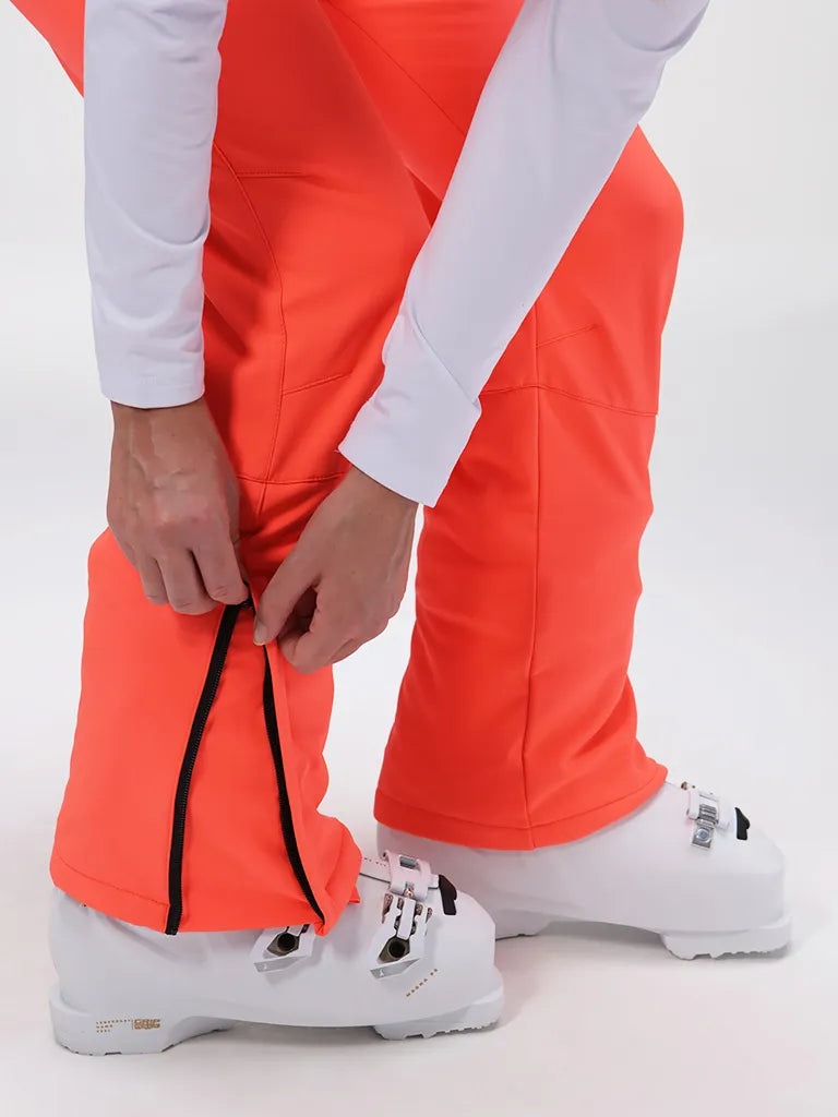 Dames Softshell Broek XL - Loep Lupdela Oranje, Winddicht