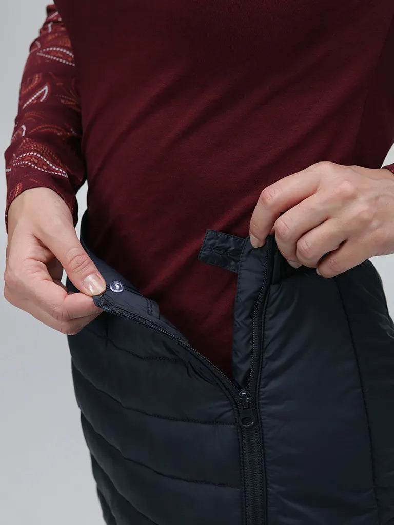 Tmavo šedá sukňa Loap Irenka Ladies - pohodlie a funkčnosť