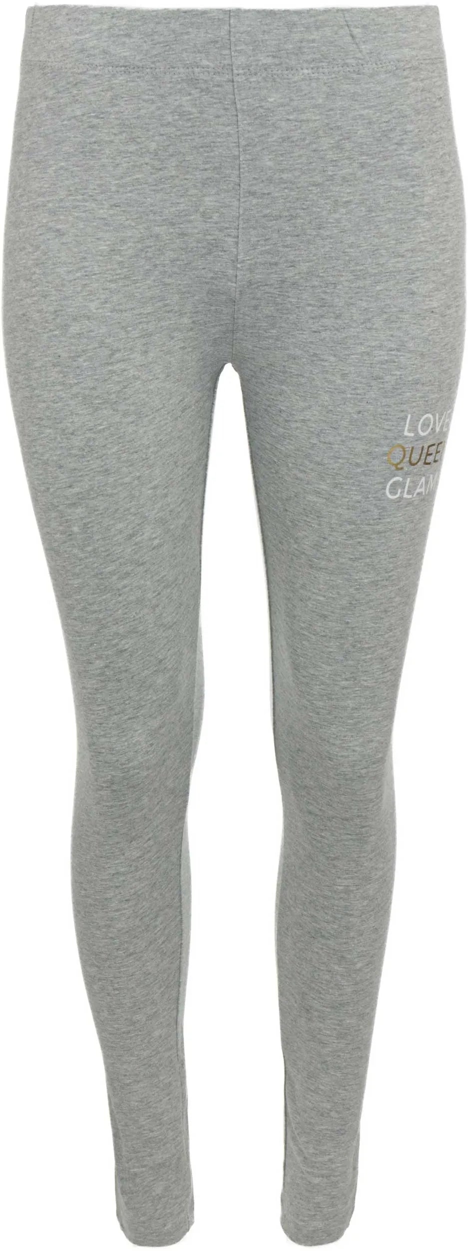 Senhoras leggings bemberg cinza melange - respirável e flexível