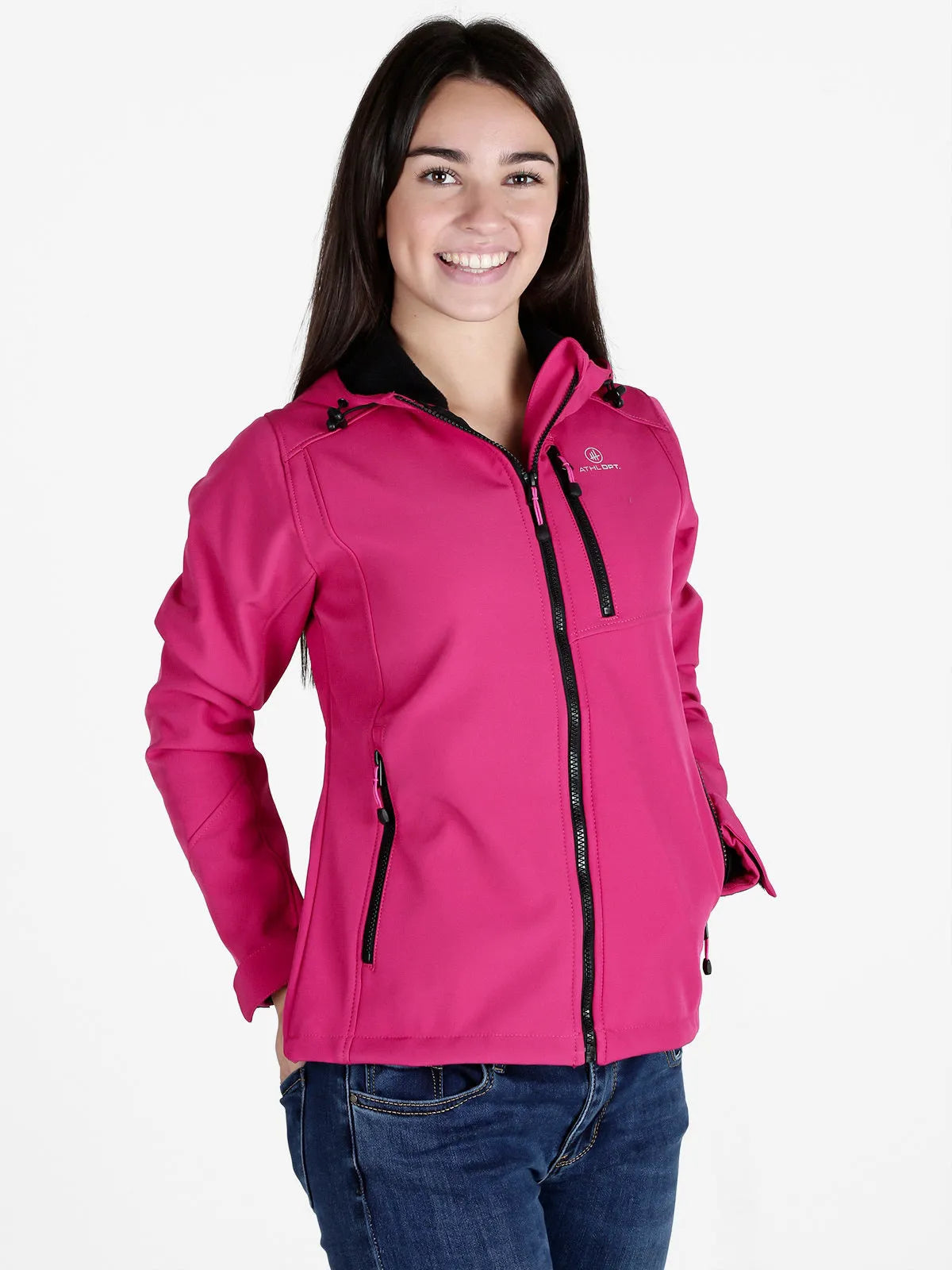 Dames Softshell Jack Octavia Fuchsia - Winddicht & Ademend