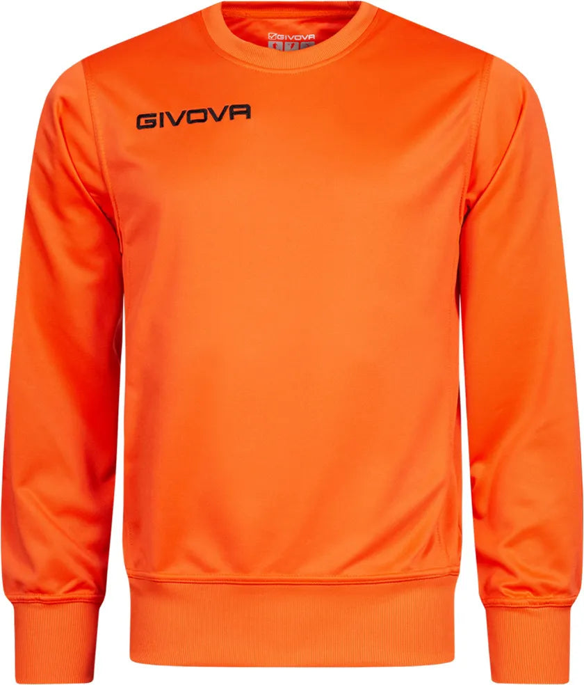 Sports sweatshirt givova polarfleece one orange l
