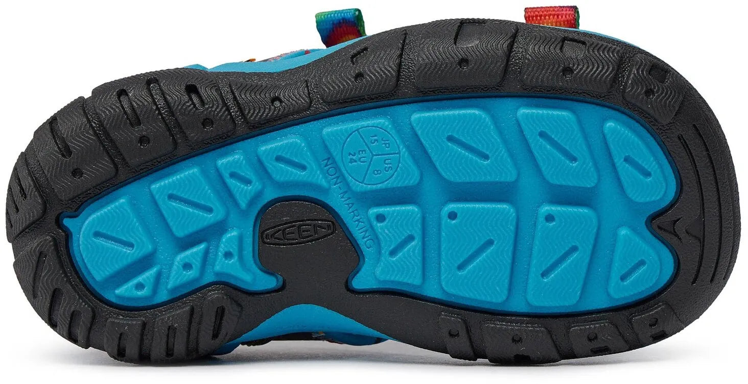 Keen jr knotch creek ot magnet-tie dye kids' shoes blue 39