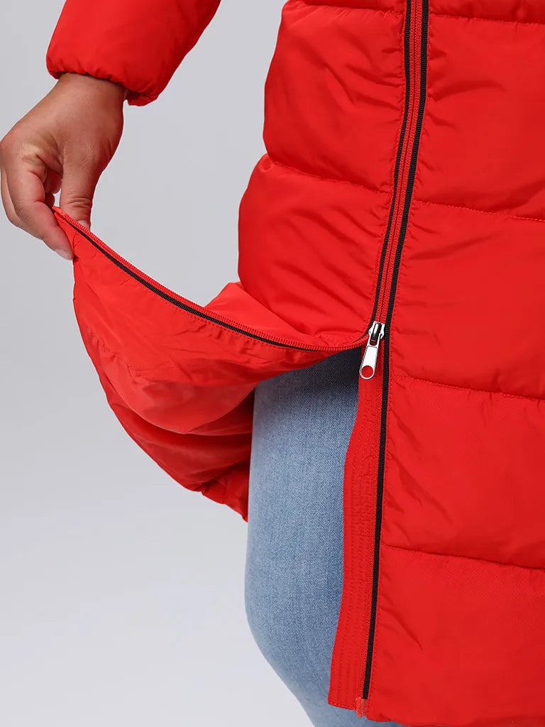 Tandora Red Ladies Jacke L - Warm & Water Retoting