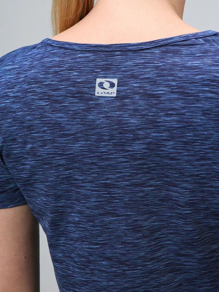 Dámske šaty loap mapsa blu-blk, s