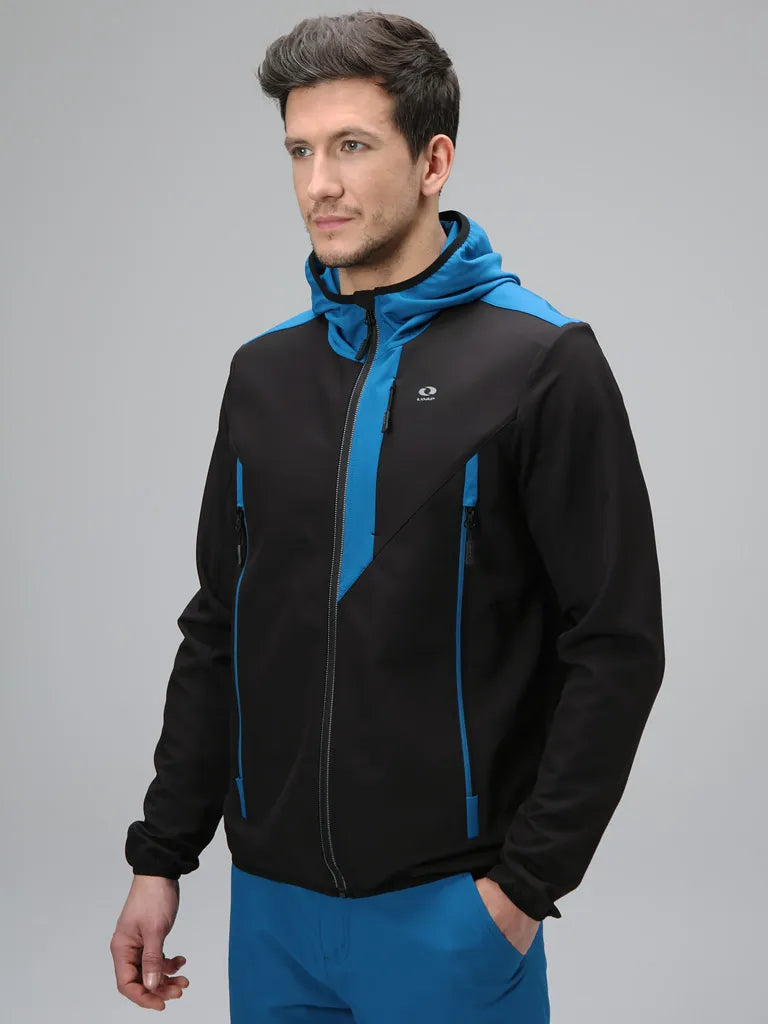 Mænds softshell jakke loaf ursun blk xl - vindtæt og åndbar