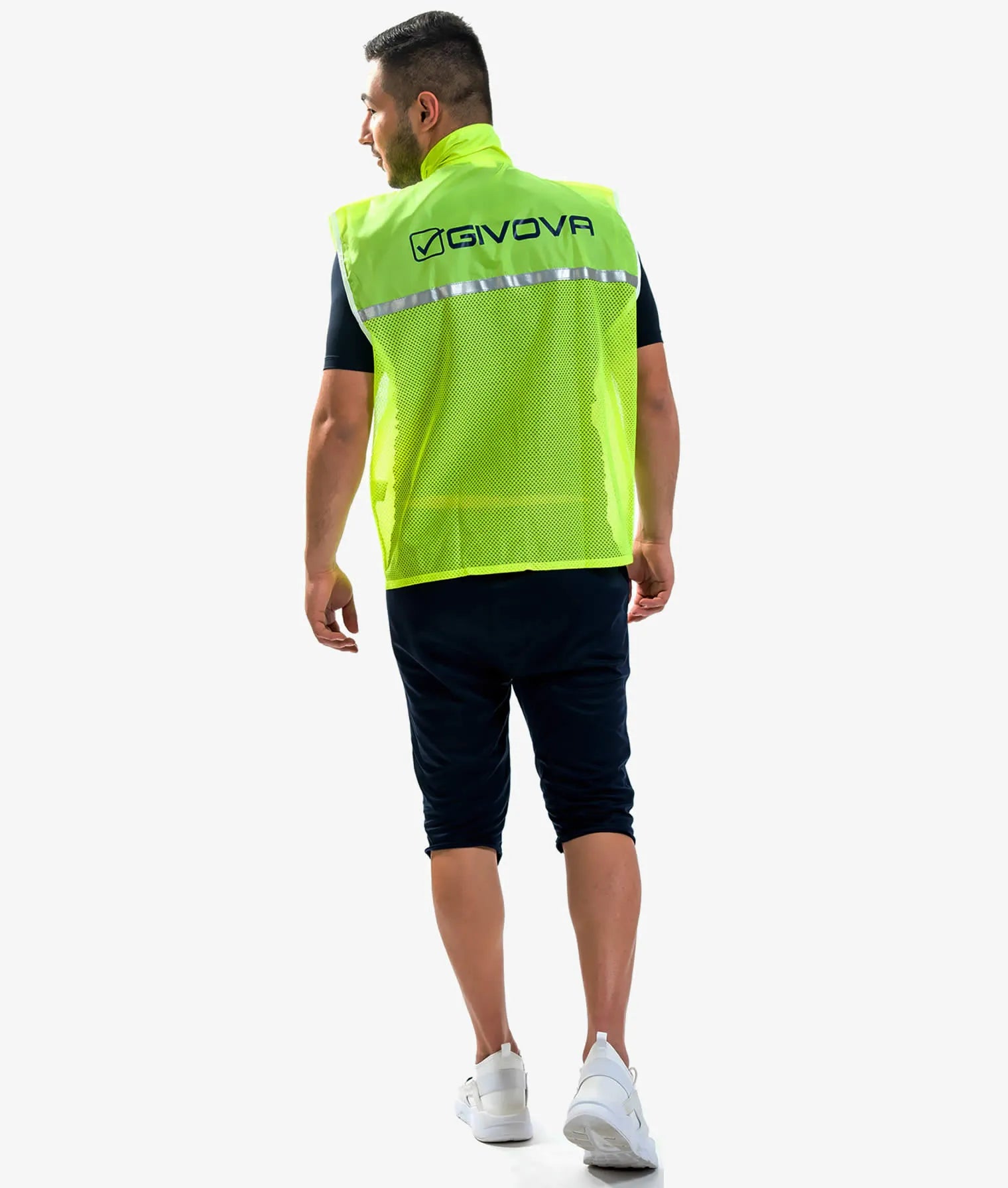 Reflekterende træning vest givova senior gul uni