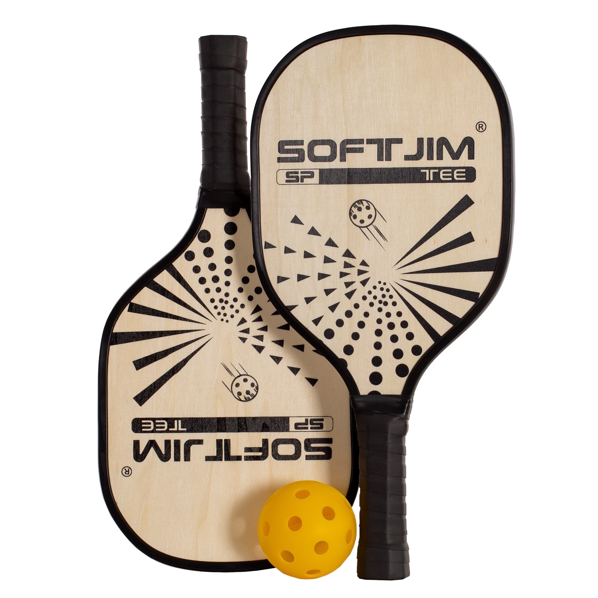 Conjunto de raquetas de pickleball con pelota y bolsa