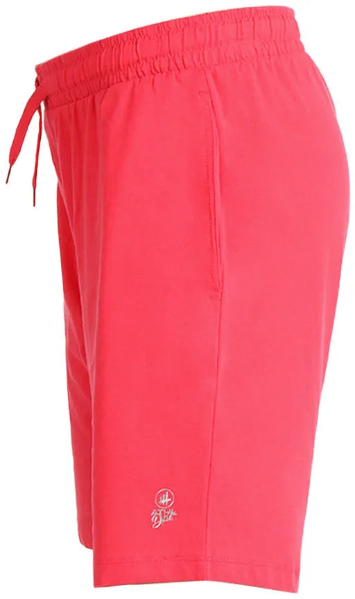 Pantaloncini sportivi di fucsia da donna - traspirante e flessibile