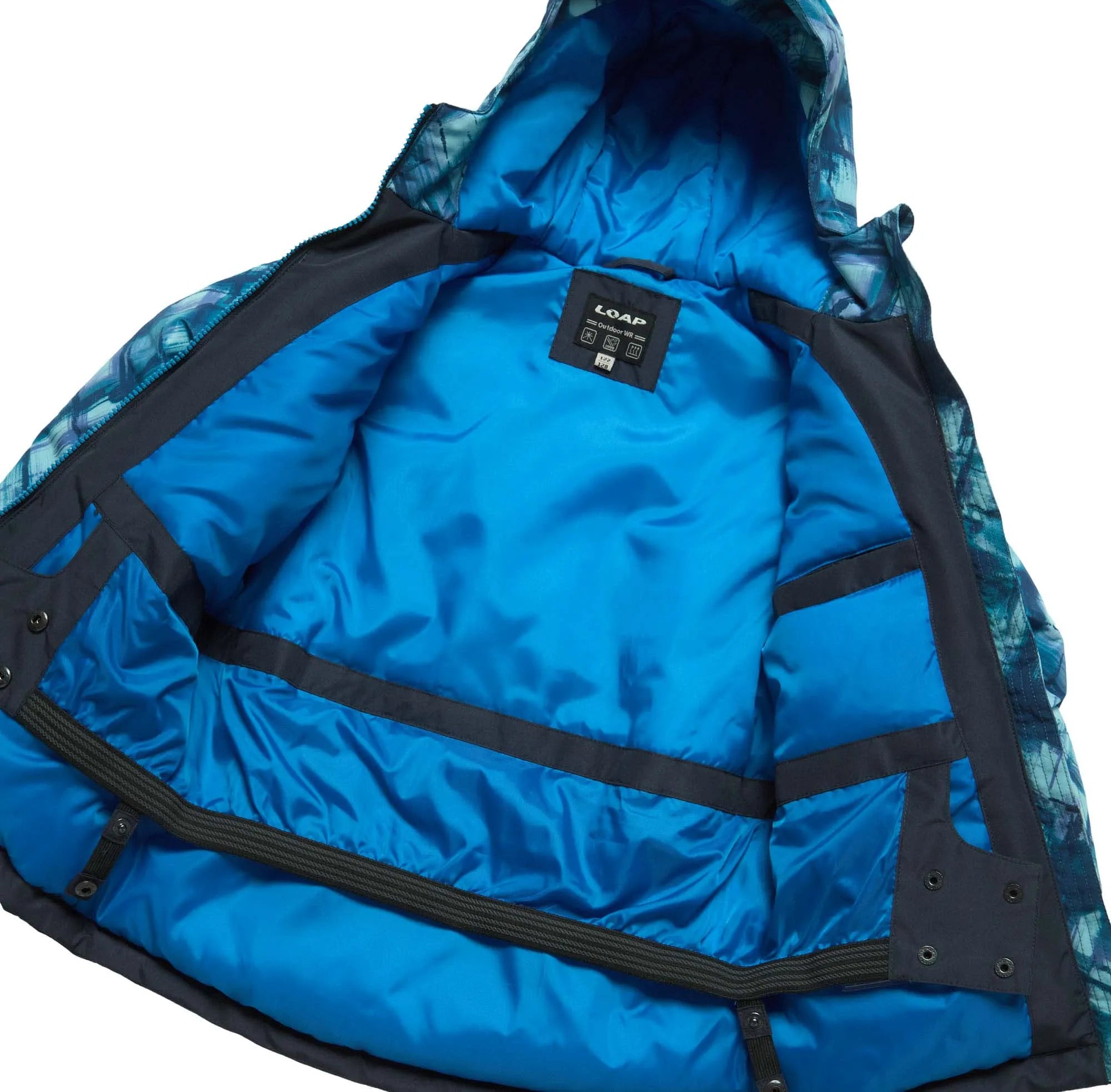 Children's ski jacket loap culad blue 134-140