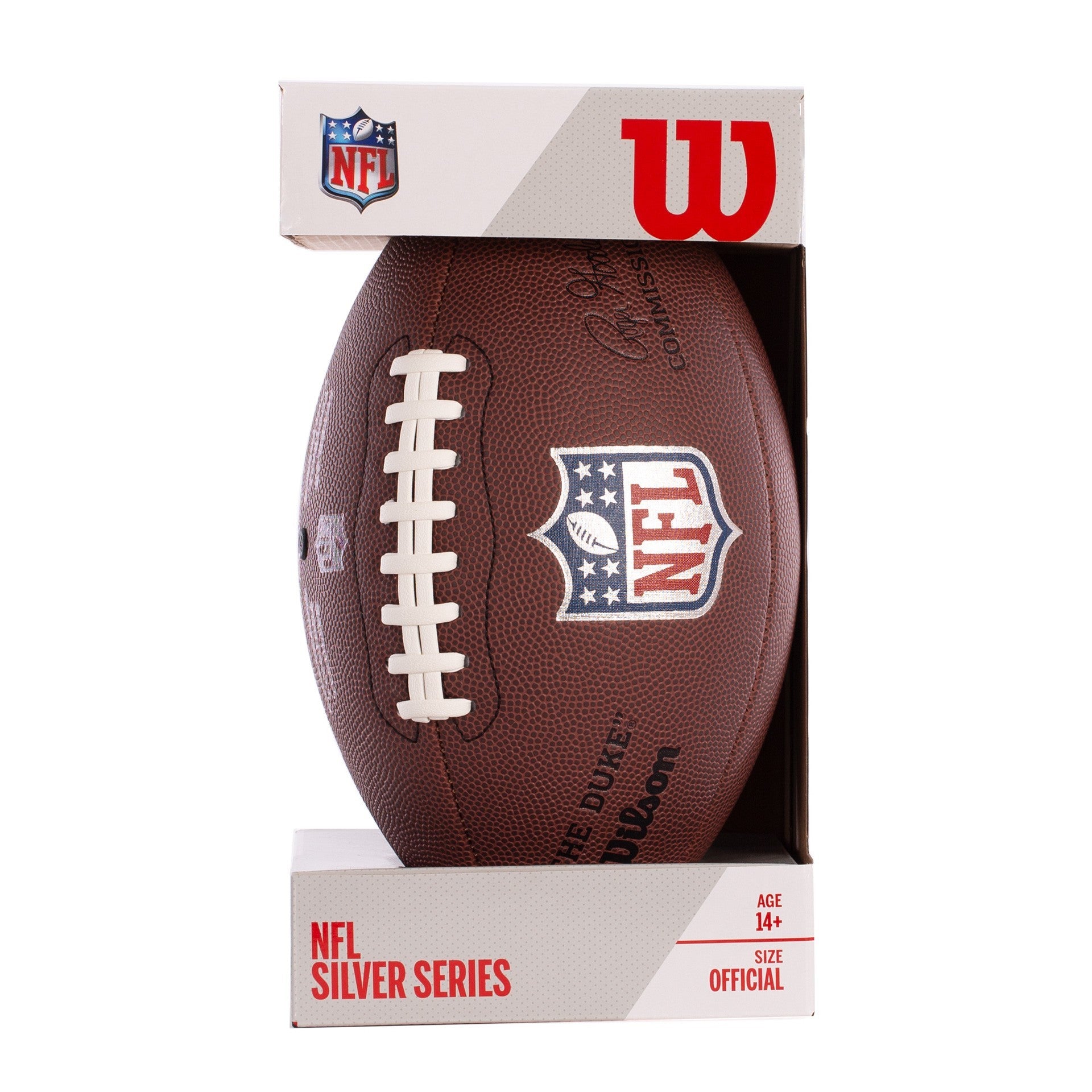 American footbal wilson nfl duke replica - with exhibitor -
