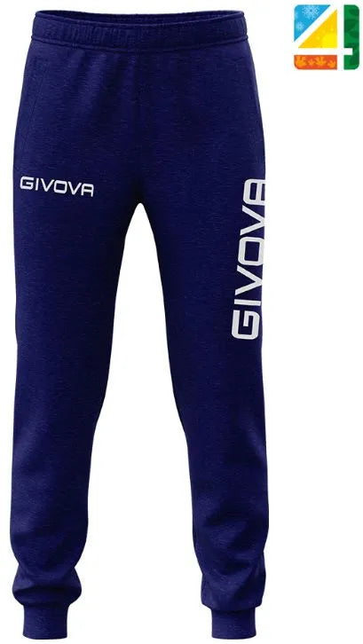Calça de moletom giveva calça grande logotipo azul s
