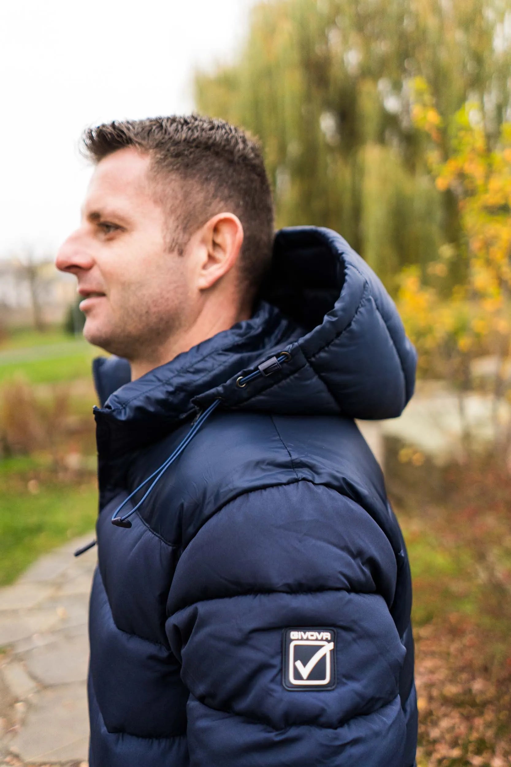 Men's winter coat givova navy blue 3xl