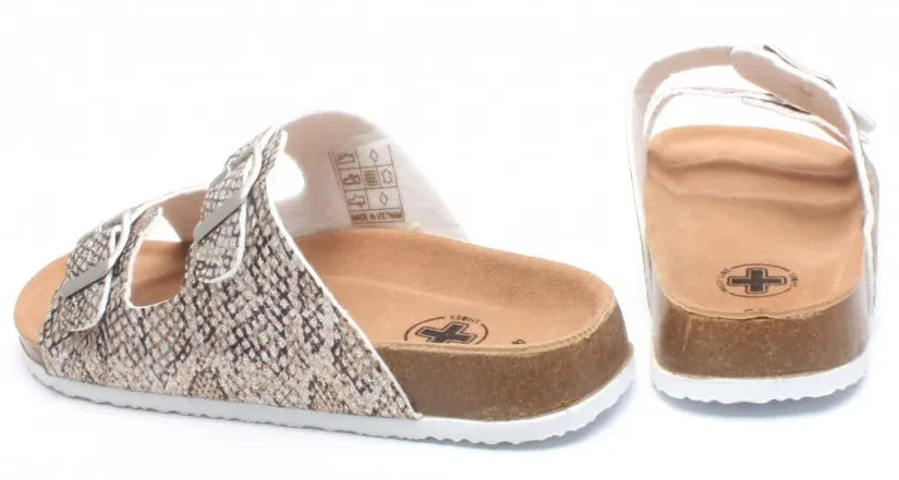 Zilveren Mediline Arco Slippers voor dames - Maat 41