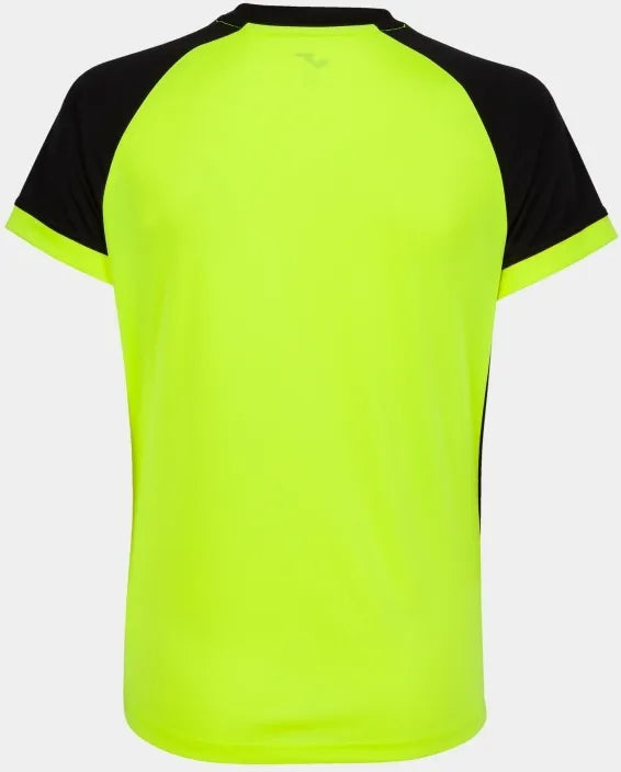 T-shirt Dames Joma Supernova II Fluor Geel-Zwart Geel XS