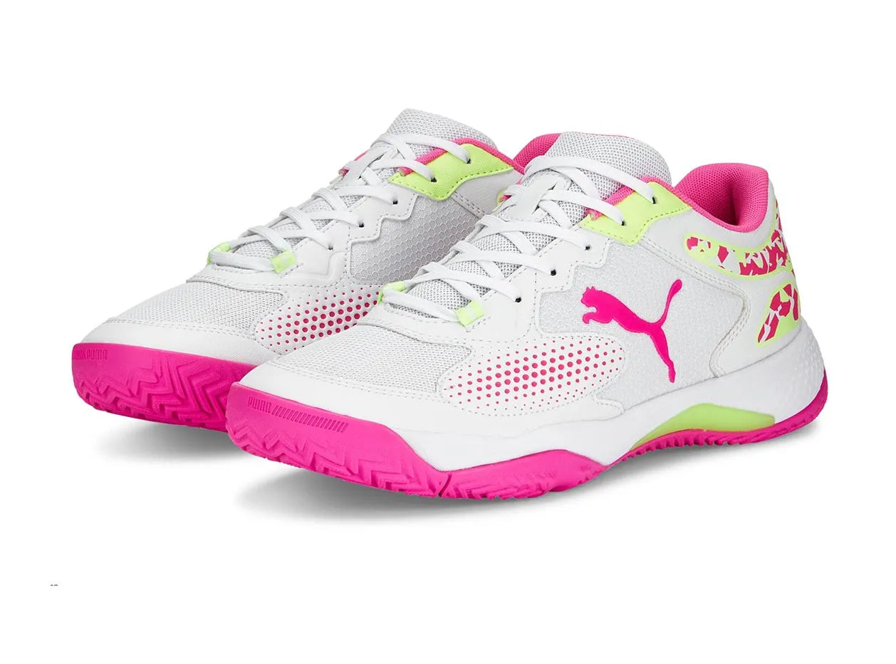 Unisex Puma SolarCourt Sneakers White - velikost 40,5