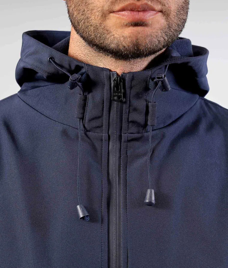 Chaqueta de softshell unisex chaqueta givova azul 3xl