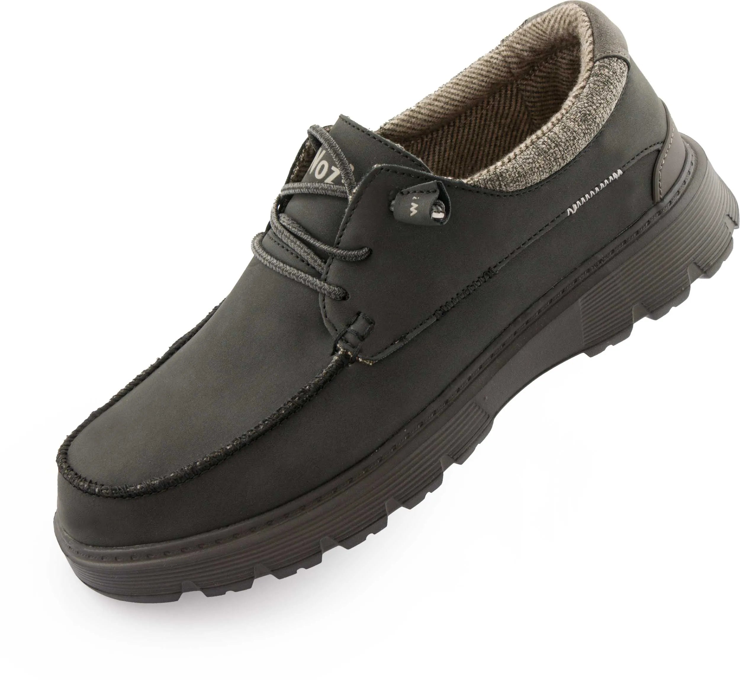 Schwarze Leder -Herrenschuhe Woz Ringo 1 Größe 41