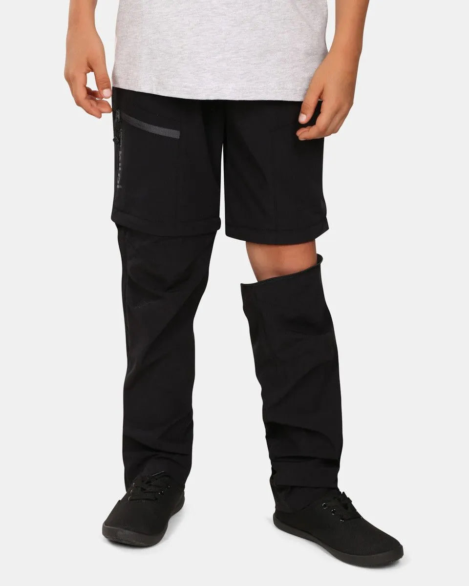 Pantaloni da esterno per ragazzi Kilpi Hosio-JB Nero 146