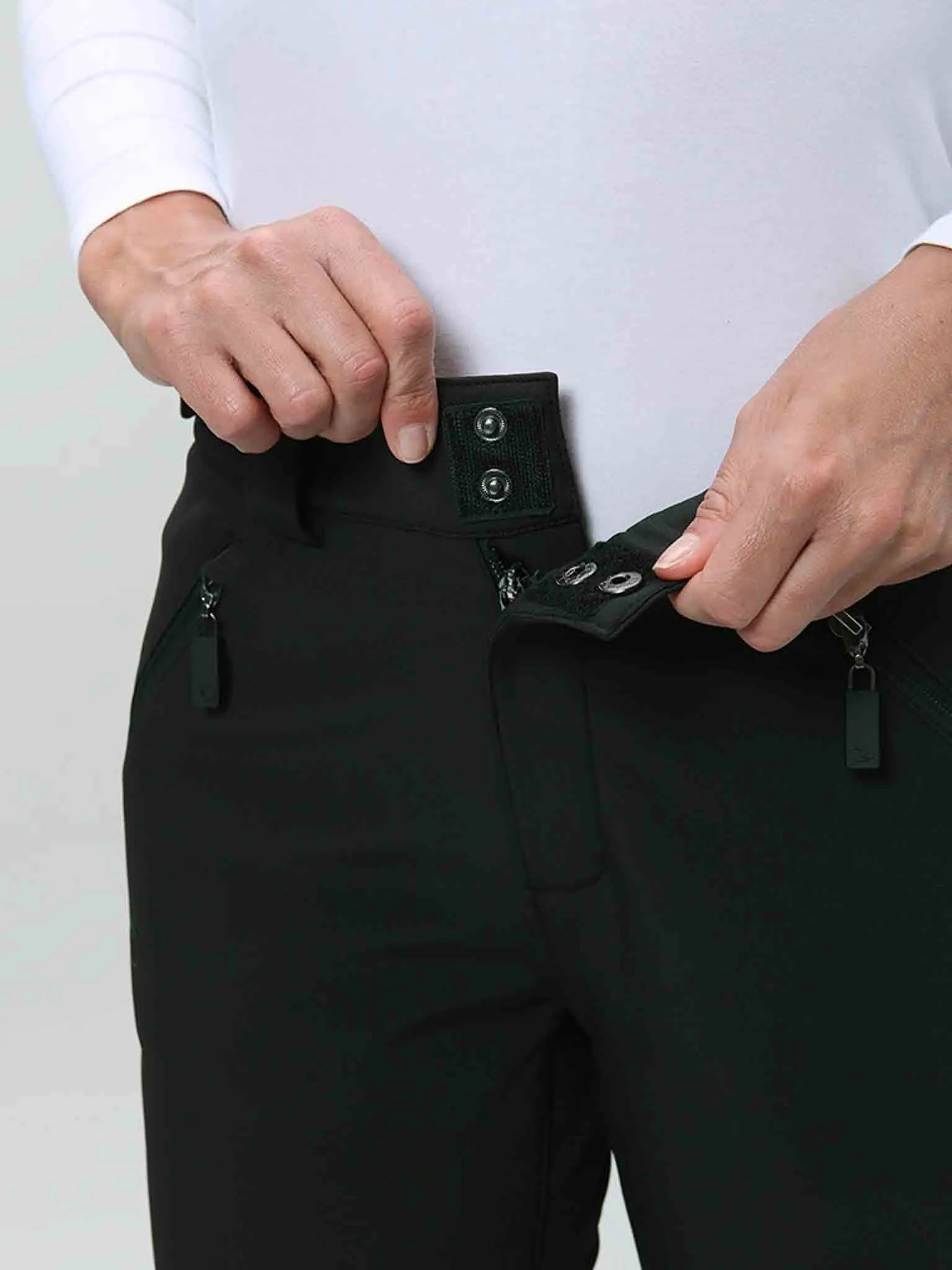 Women's softshell pants loap lupri black m