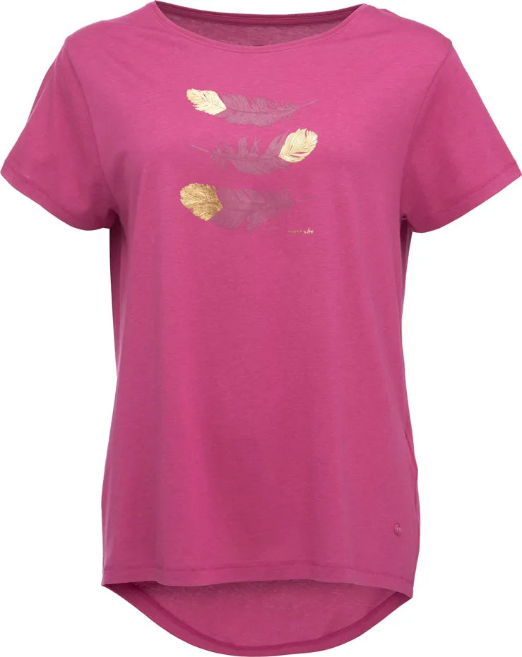Ladies T -Shirt Loap Asika Pink M - traspirante e comodo
