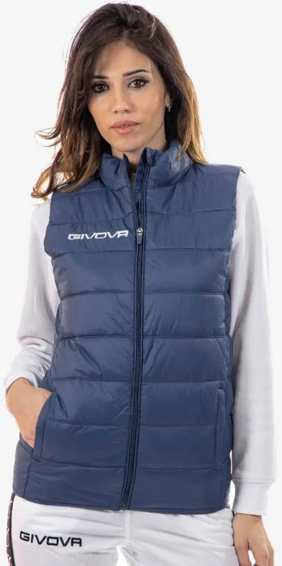 Quiltet vest givova spagna marineblå m