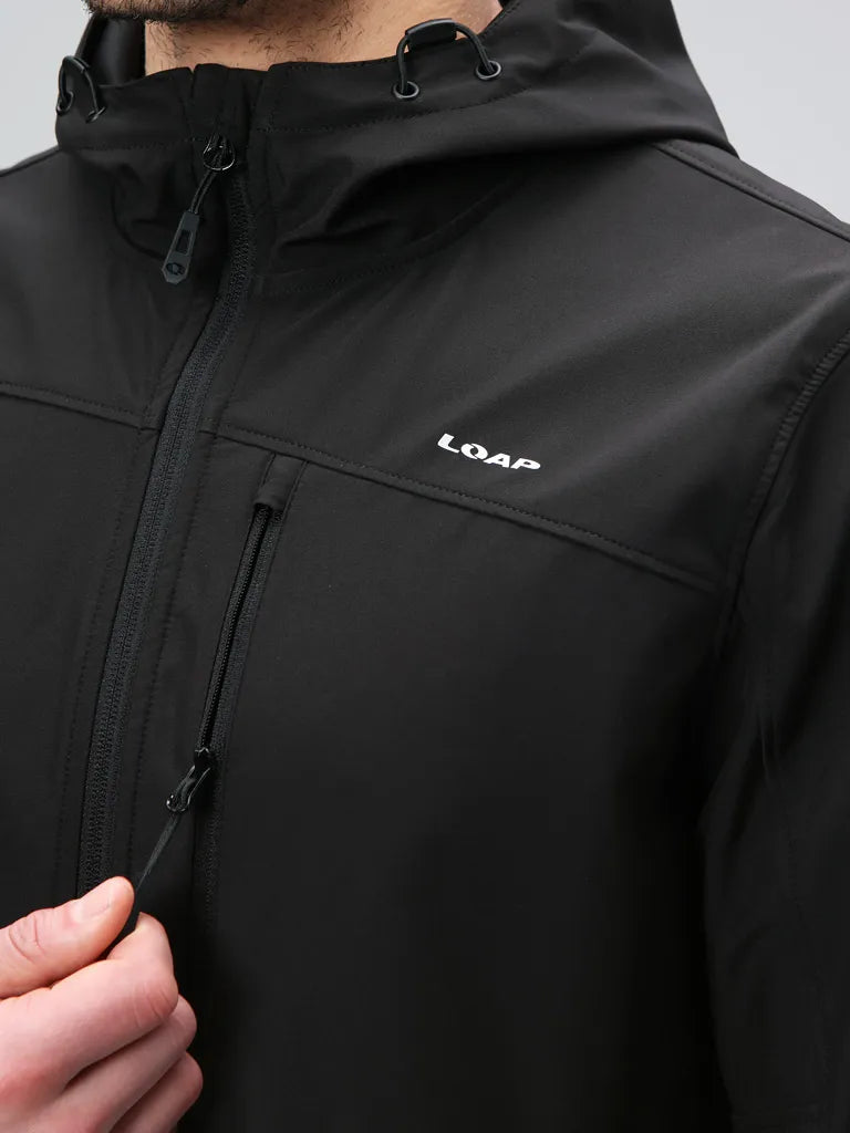 Pánska softshell bunda bochník Ladan blk m - vetrupro a priedušné