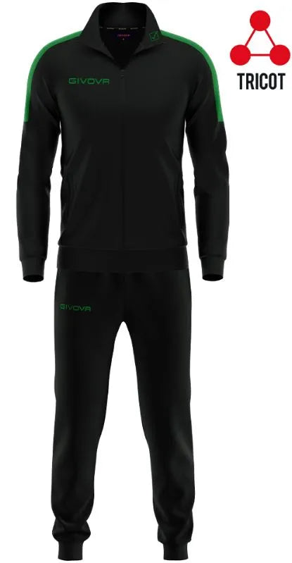 Set Giva tuta Revolution Black-Green m