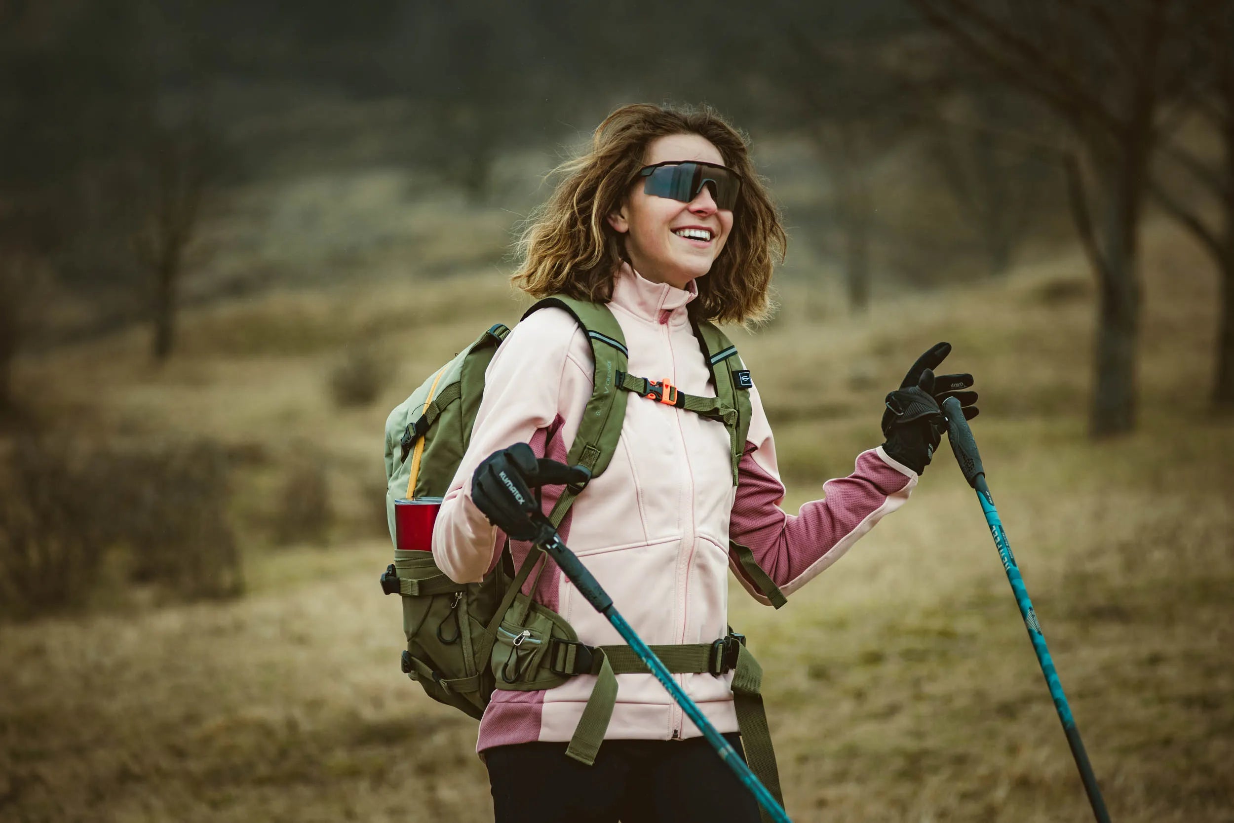 Giacca da donna da donna klimatex sita rosa, s