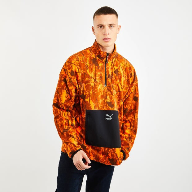 Puma Heren Sweatshirt met All-over Print Hoodie