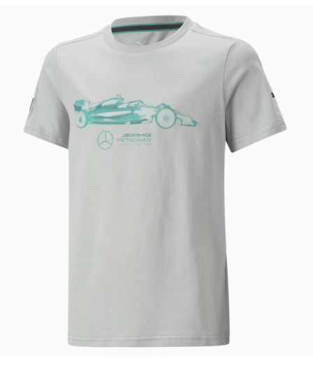 Kinder T-shirt Mercedes AMG Petronas F1 Grafisch Design