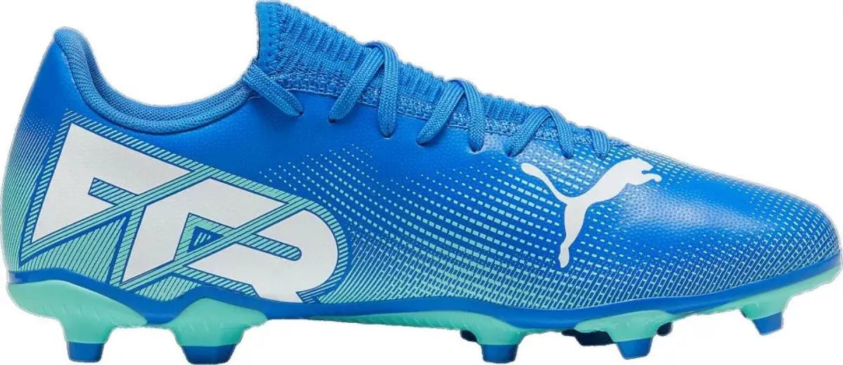 Fotbalové boty puma pánské budoucnosti 7 hrají FG/Ag Football Boot Light Blue Blue 46