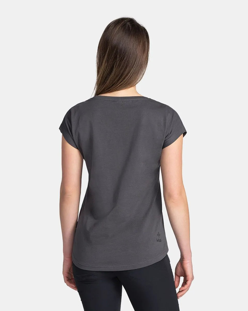 Women's cotton t-shirt kilpi roane-w grey 36