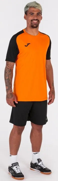 Joma Academy IV Sport T-shirt Oranje-Zwart L-Ademend & Licht