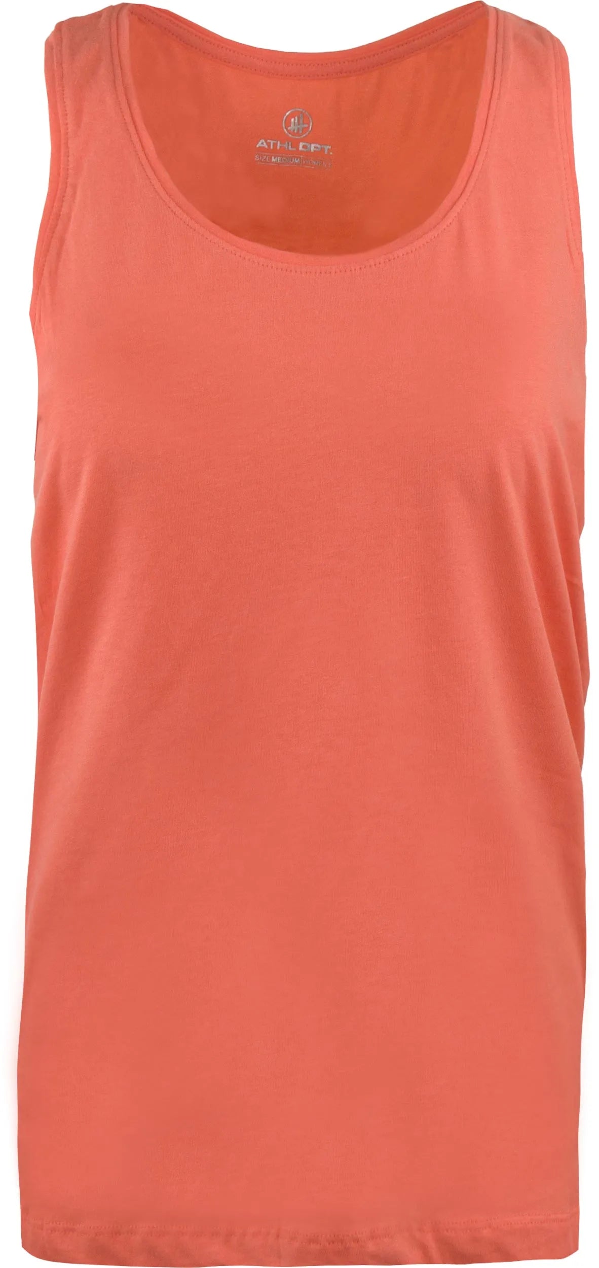 Women's tank top athl. dpt diga coral orange xl