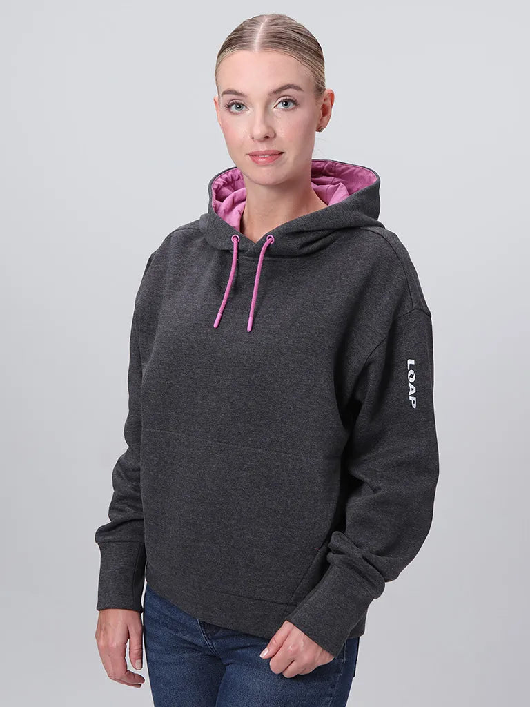 Dunkelgraue Damen Sweatshirt Loep Ebmara - Komfort & Stil