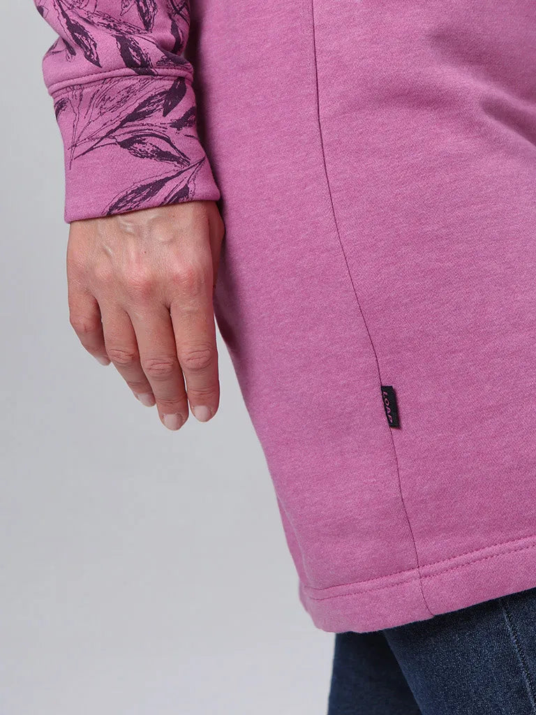 Dámske šaty/mikina loap ebnera ružová m