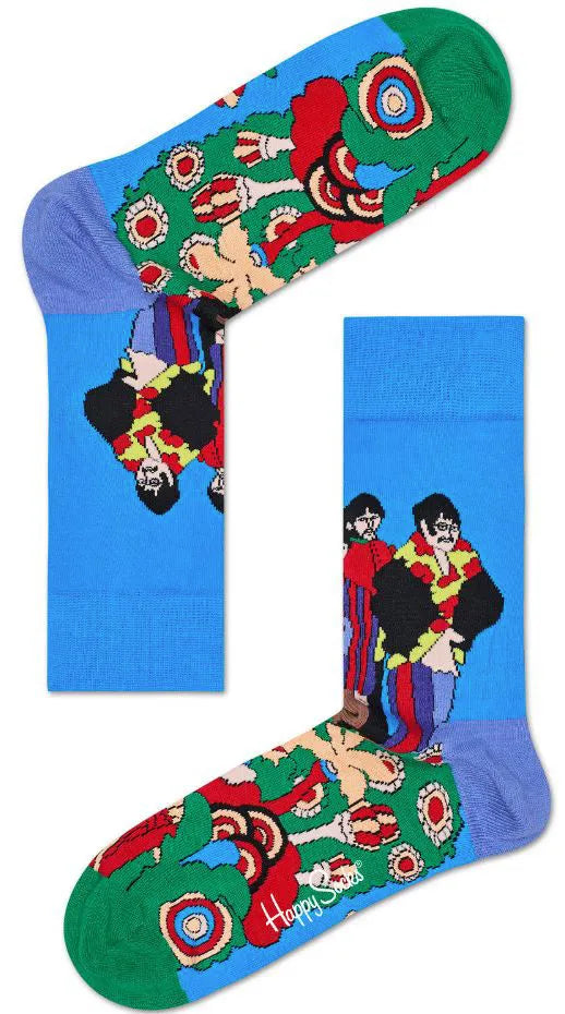 Beatles Happy Socken 41-46: Baumwollsocken für Musikliebhaber