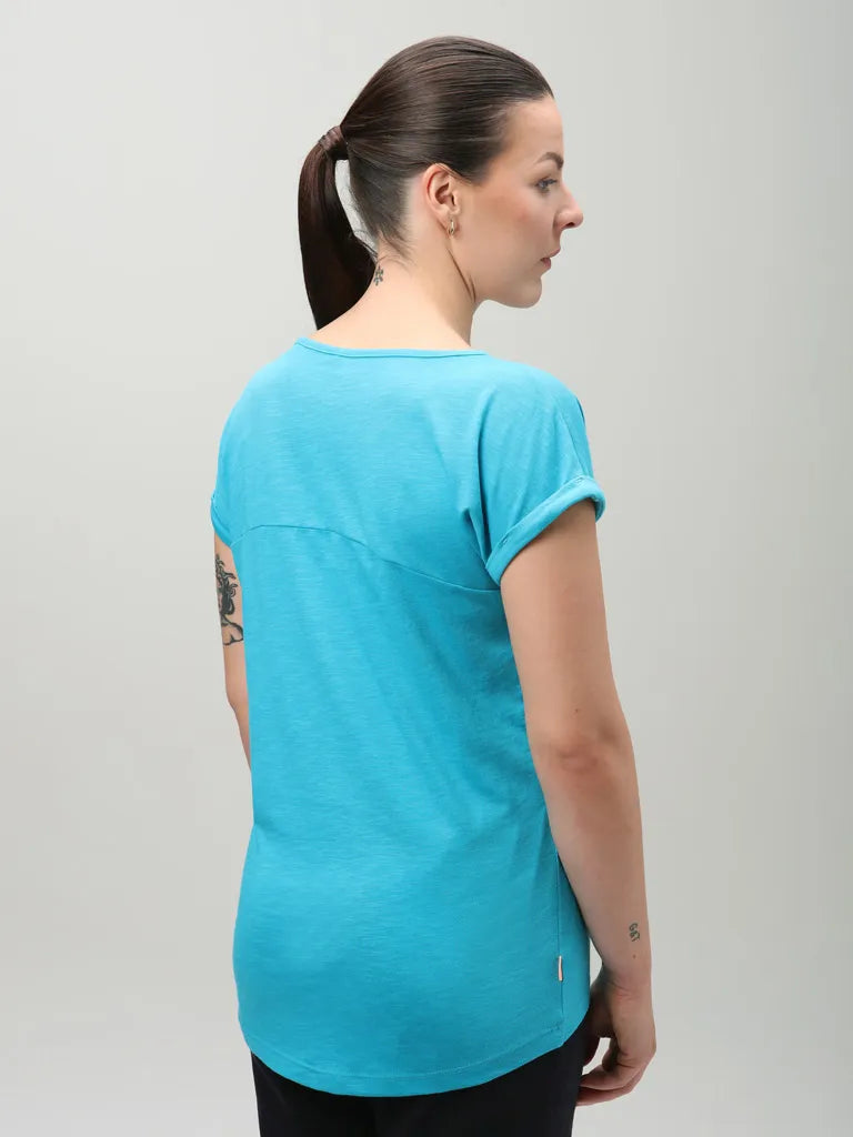 Dames T-Shirt Loap Blavekarka türkis türkis