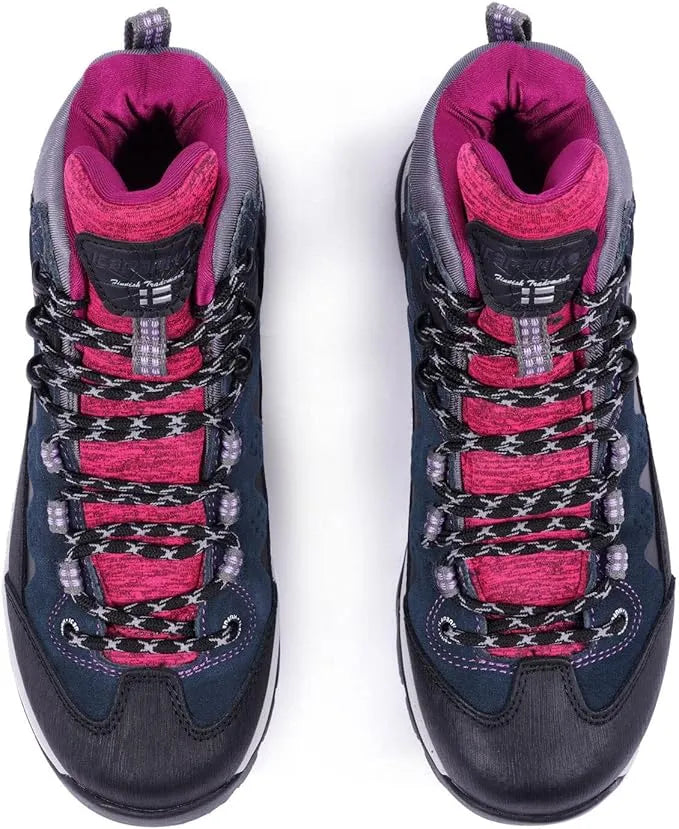 Buitenschoenen Icepeak Wandelschoenen Wynne Mid Cut WP Waterdicht Roze 39