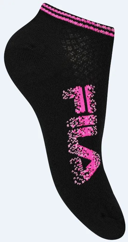 Fila 3-pachet W Sneaker Black Socks 35-38