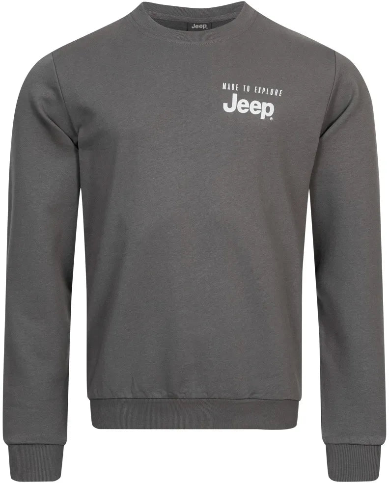 Jeep Sweatshirt Round Neck Cotton M