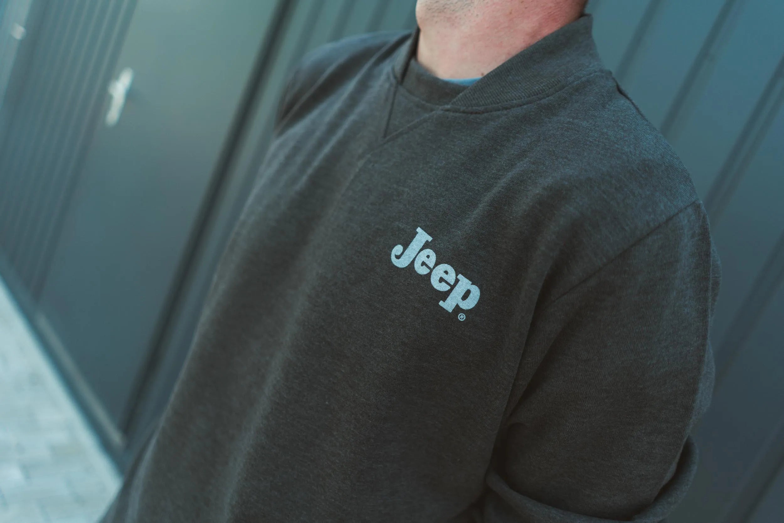 Jeep Men Bomber Sweetshirt de algodão