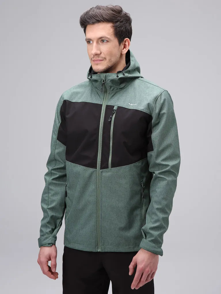 Giacca softshell da uomo loap ladan grn-blk, s