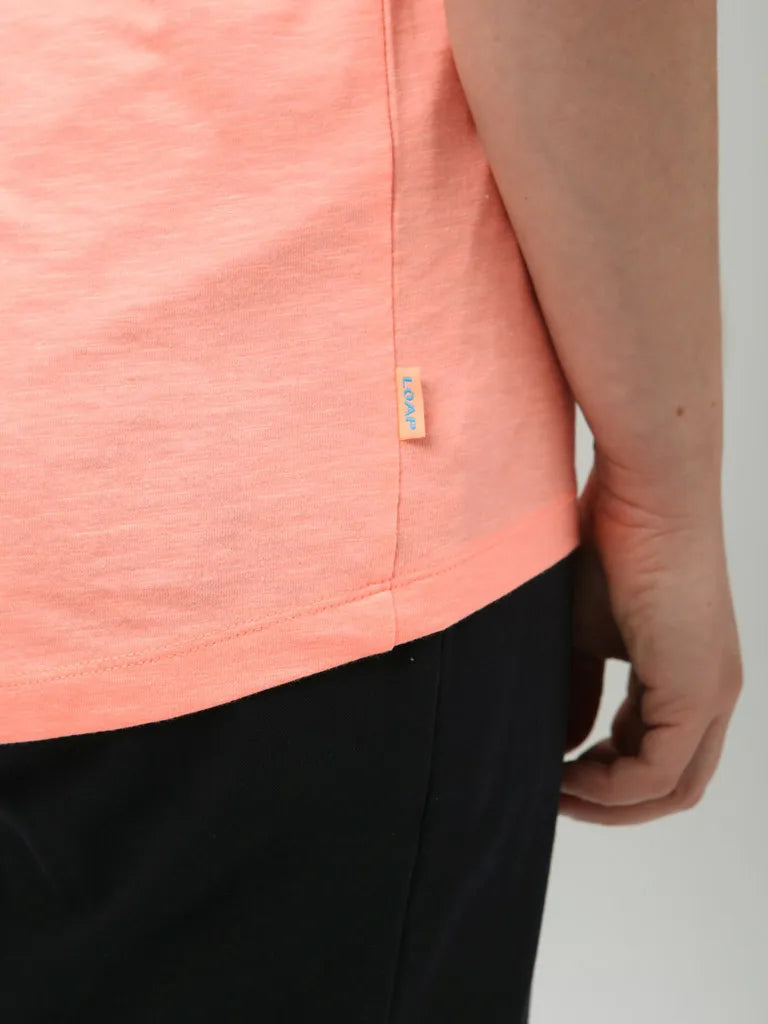 Dames t-shirt loap blavekarka oranje oranje m m