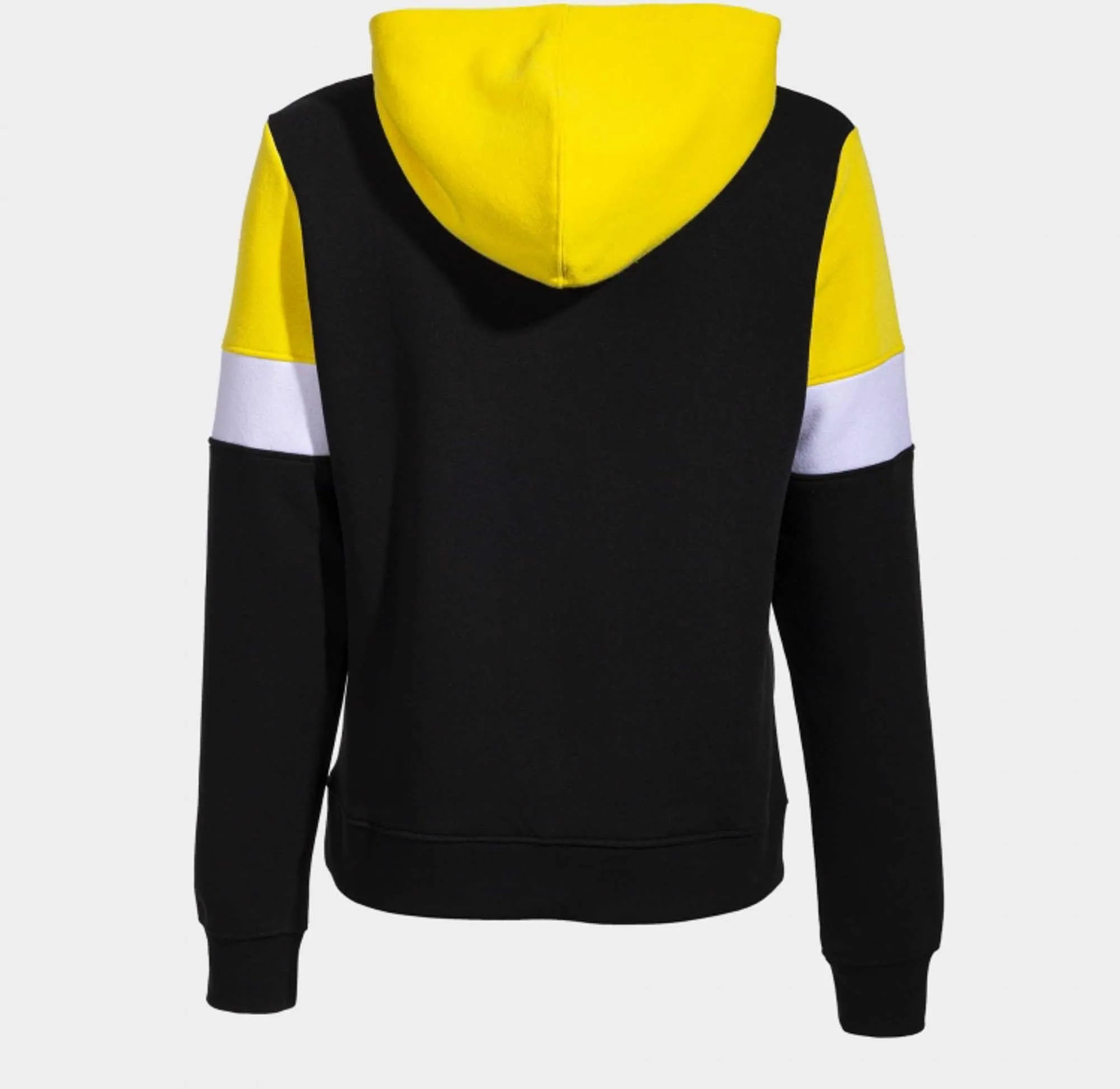Bluza Dames Joma Crew IV z kapturem Zwart-Geel Zwart XS