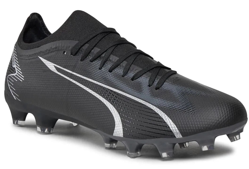 Puma Ultra Match FG-AG Football Boots Black-Asphalt 46