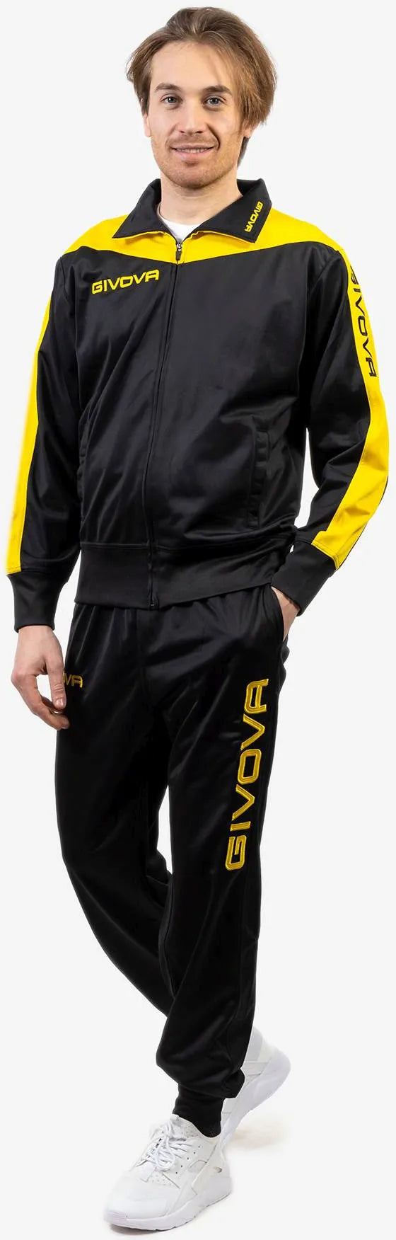 Sports Set Givova Roma Black-žluté s