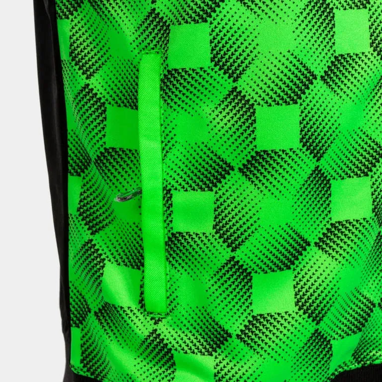 Sweatshirt Joma Supernova III Zip Up Black-Fluor Green Green 2xl