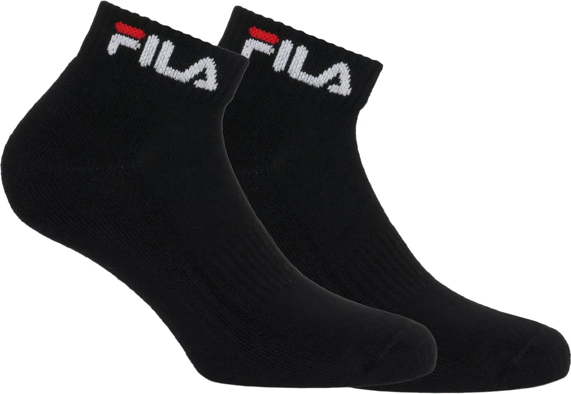 FILA SOCKS Black di alta qualità da 2 pacchetti 35-38