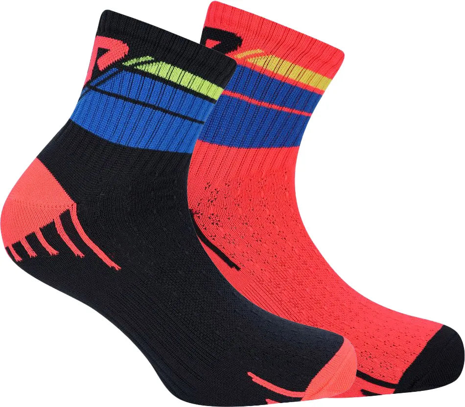 FILA 2 pachete de ciclism Socks Black-ed 35-38